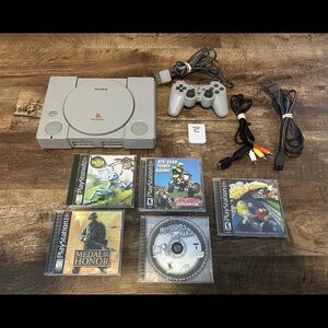 Sony PlayStation 1 Console Gray Classic Gaming System